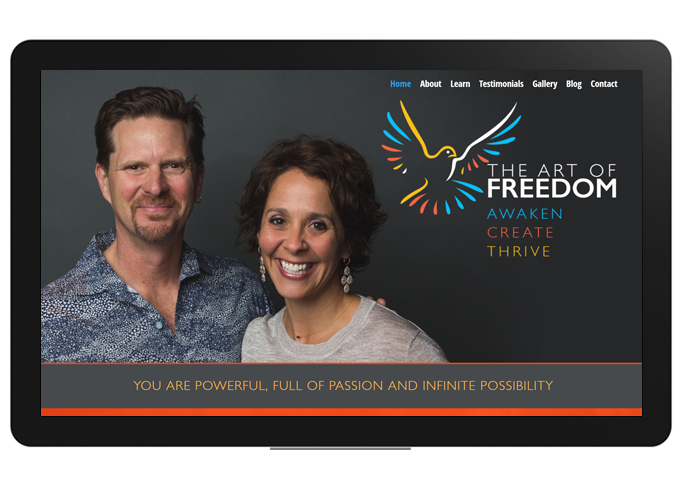 Michael & Stacy – The Art of Freedom Website