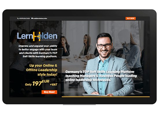 LernHelden Landing Page